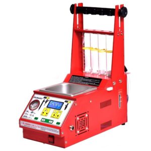 MÁQUINA LIMPEZA BICOS/TESTE INJETORES PADRÃO/GDI DISPLAY DIGITAL LED 34 FUNÇÕES COM ESTROBO E CUBA 12 PLANATC 6000 GDI LCD